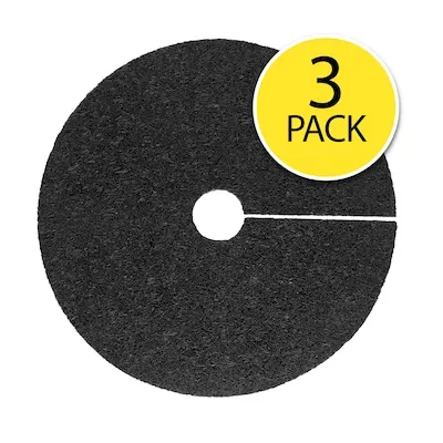 Black recycled rubber Rubber 24-in Tree Ring