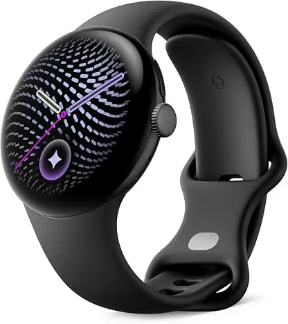 Google Pixel Watch 5 (41mm) - Android Smartwatch - Obsidian - LTE | Gemini Intelligence, domed display, comprehensive health and fitness tracking, 2 years of data included Google Pixel Watch 5 (41mm) - Android Smartwatch - Obsidi…