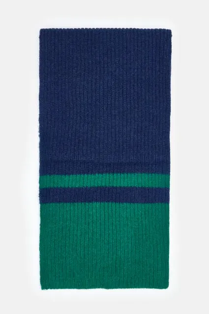 Kids sjaal rib met strepen