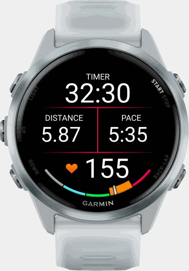 Forerunner 570, 42MM, multisportklokke, smartklokke - Hvit