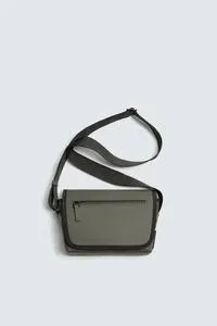 RUBBERISED CROSSBODY BAG