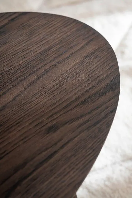Yumi sofabord ovalt 130x65 brun eik