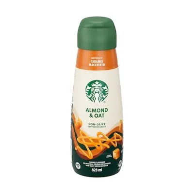 Almond And Oat Non Dairy Caramel Macchiato Coffee Enhancer
