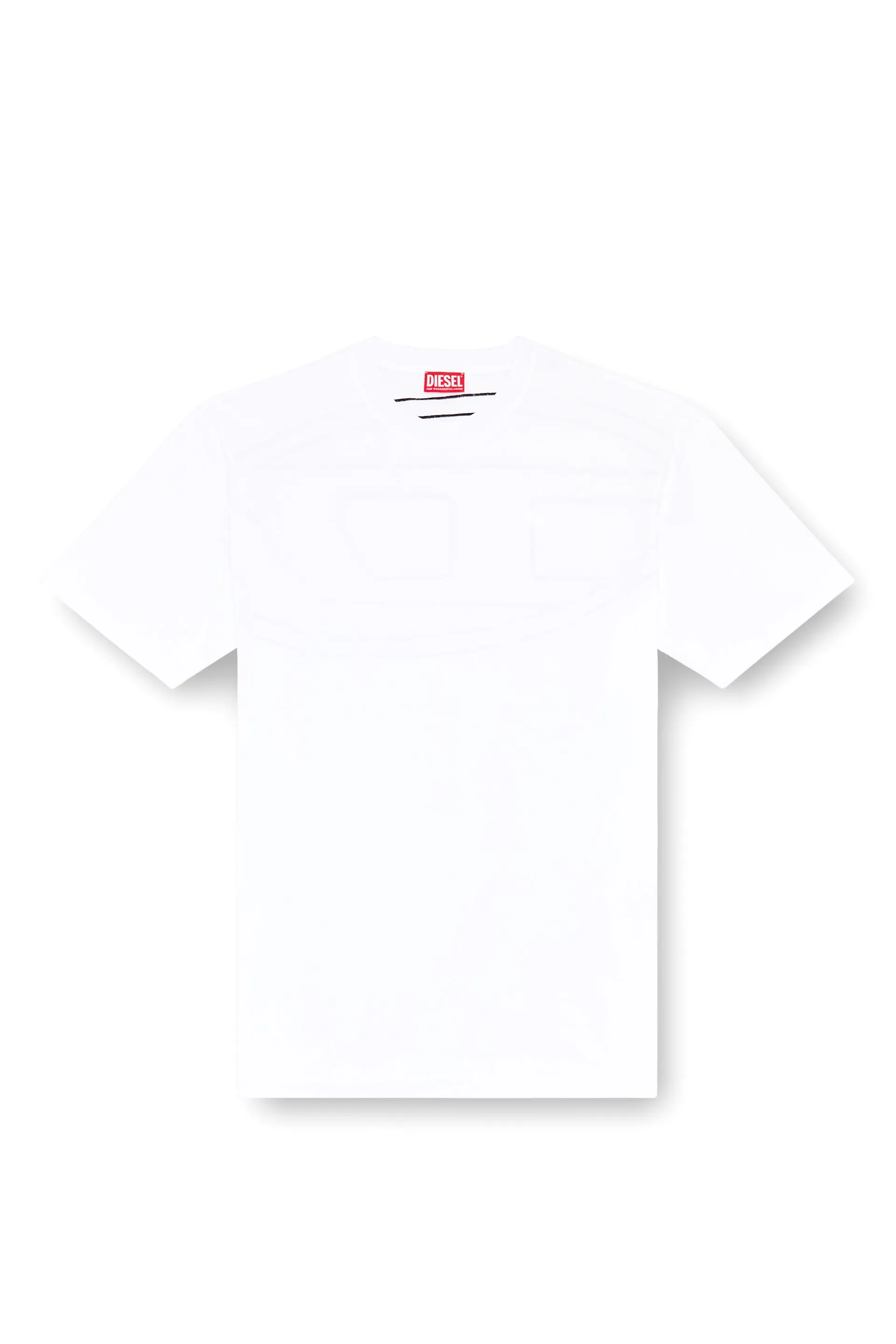 T-shirt with maxi oval D embroidery