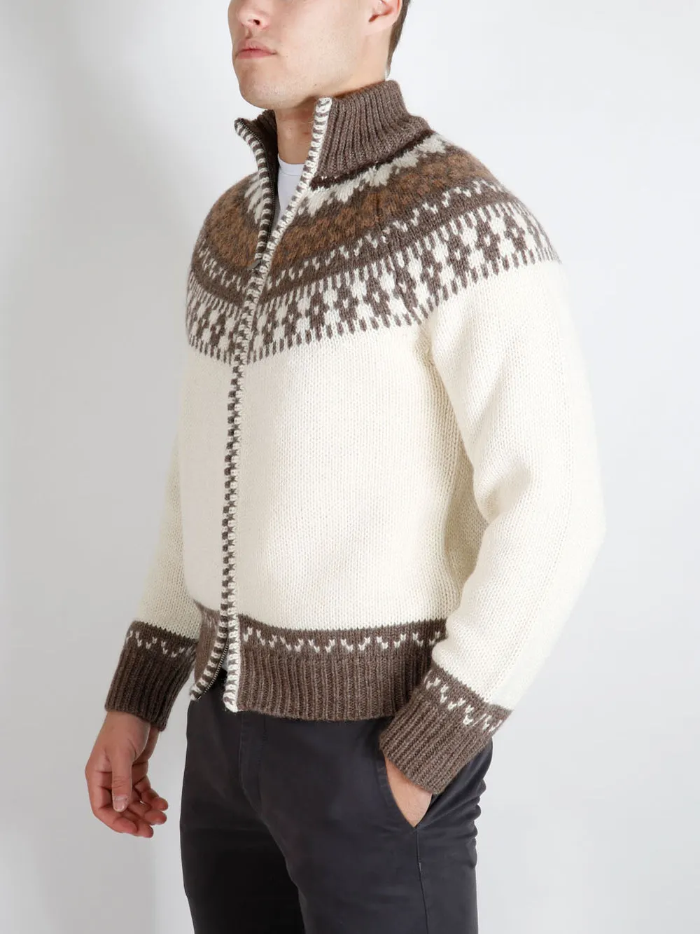 FULL-ZIP CARDIGAN