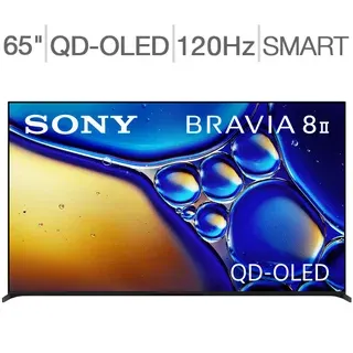 Sony 65" Class - BRAVIA 8 II Series - 4K UHD QD-OLED Smart TV - Allstate 3-Year Protection Plan Bundle Included for 5 Years of Total Coverage*