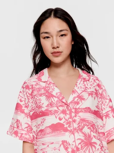 Tropical Pink Shirt