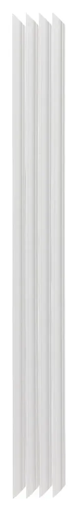 Dekorative lister 4-pk Hvit