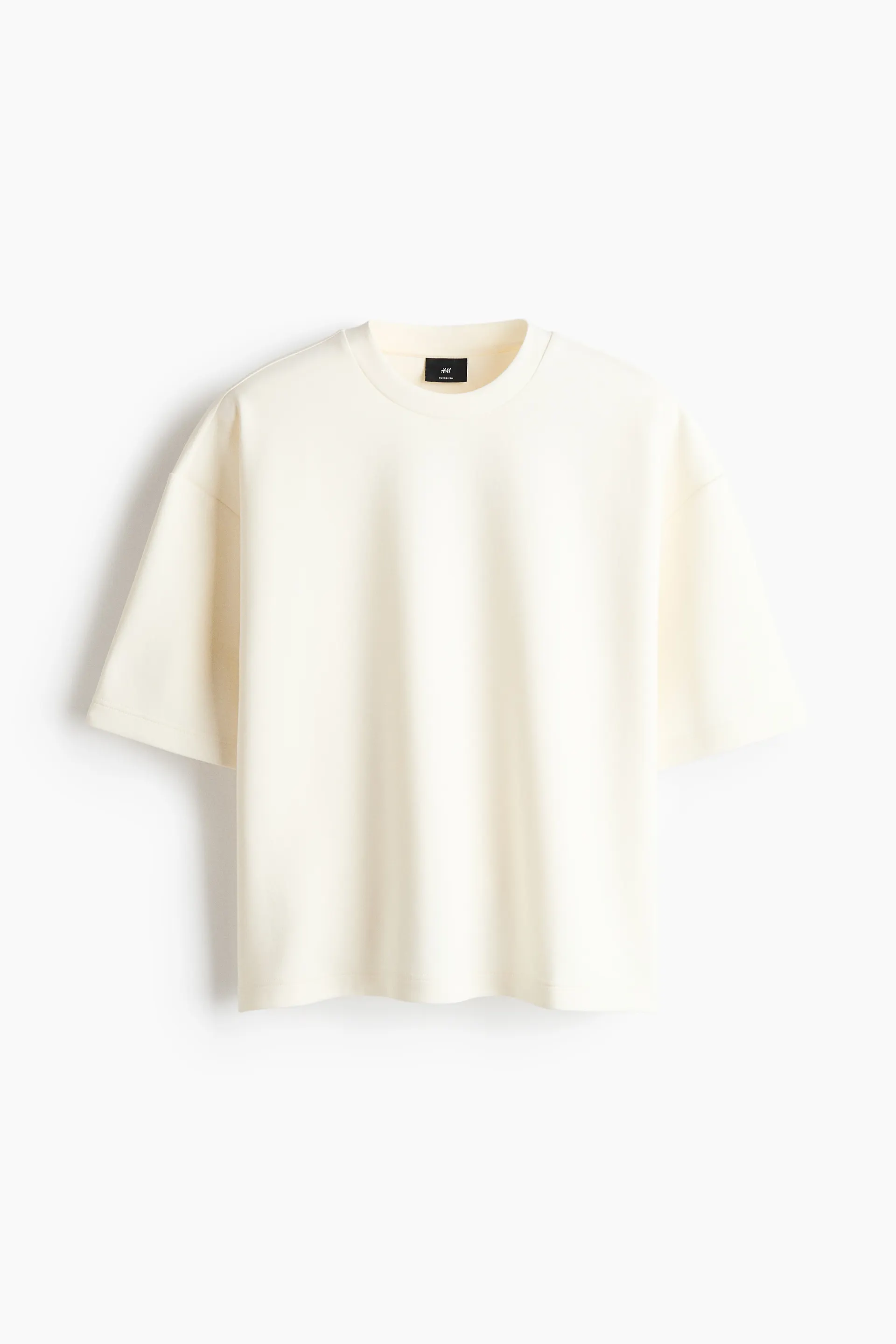 Playera Oversized Fit en tela scuba