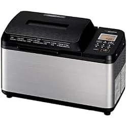 Zojirushi Bb PDC20BA Virtuoso Plus 2 Lb Breadmaker, Black | Gluten-free and whole-wheat programs, dual heaters, 13-hour timer