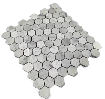 Hexagon Marble Carrara Bianco