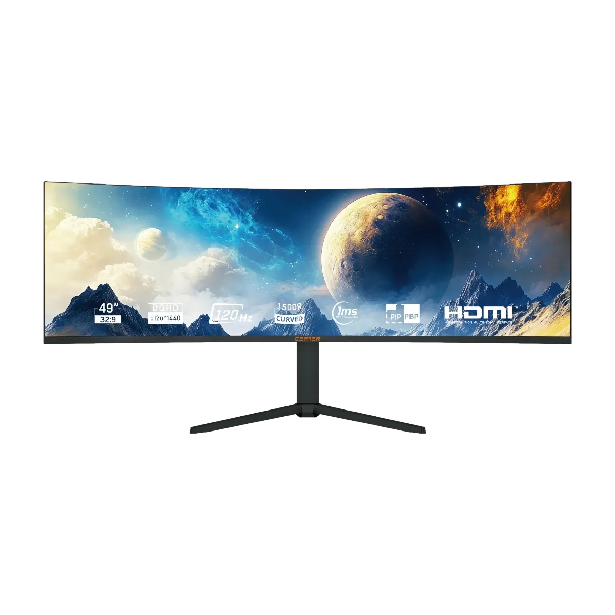 Cepter Atilius 49" DQHD spillskjerm