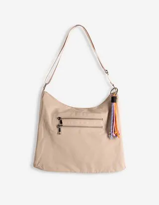 Borsa - nylon - Beige