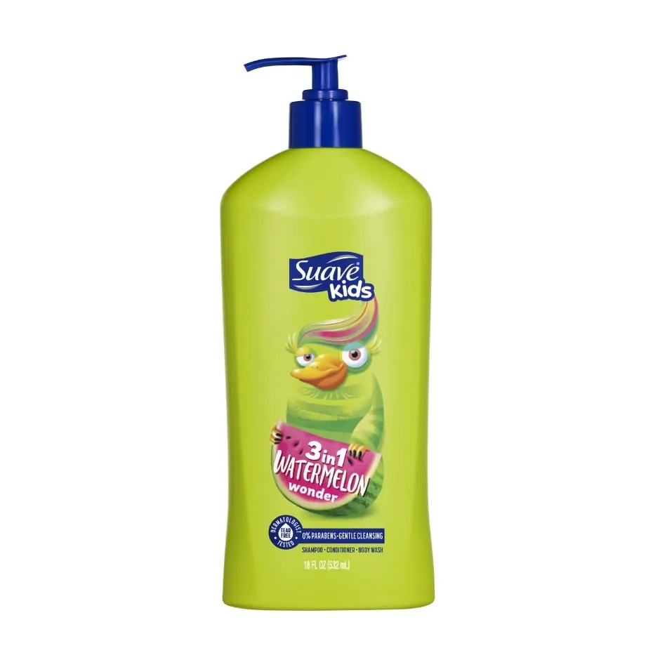 Suave Kids 3-in-1 Watermelon Wonder, 18 fl oz 1-ct.