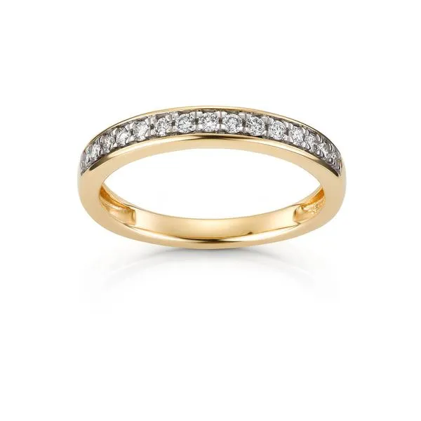 Diamantring 585 Gult Gull 0,20 ct