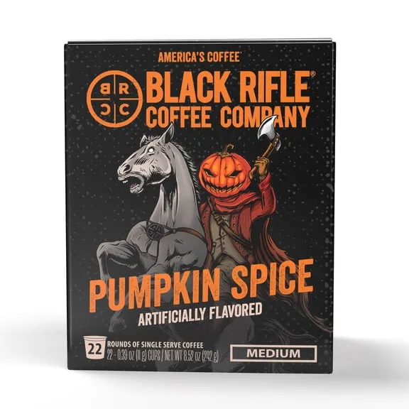 Black Rifle Coffee Company Pumpkin Spice K-Cup Pods, 22 Ct