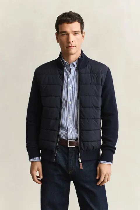 Hybrid Zip Cardigan