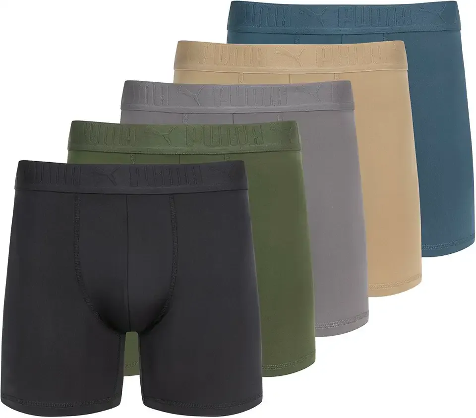 mens 5 Pack Performance Boxer Briefs