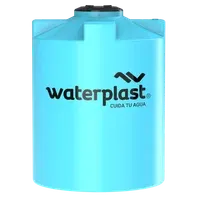 Tanque de agua cisterna single estandar 1500 L celeste