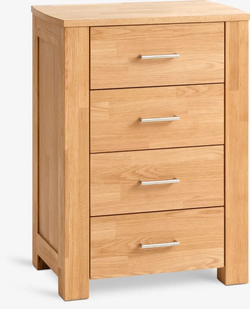 Cassettiera 4 cassetti OLDE rovere naturale