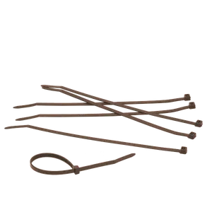 Set di fascette a collare marrone 50 pezzi