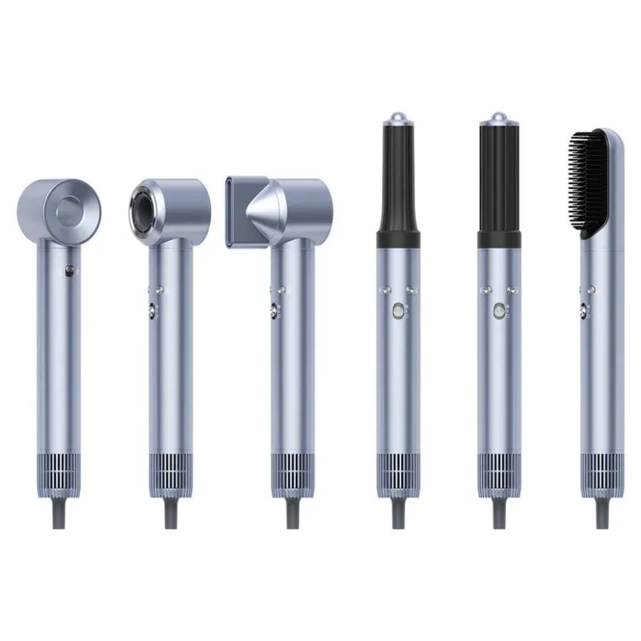 Secador de cabello Smart-Tek Prostyle Ion kit 5 en 1 Light Blue