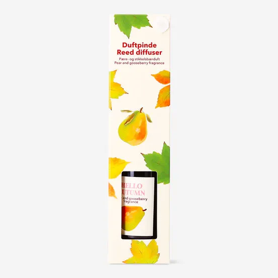 Rørdiffuser - Pære- og stikkelsbærduft