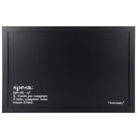 Lavagna da parete 40x60 cm in legno MDF, Victionary Spesa