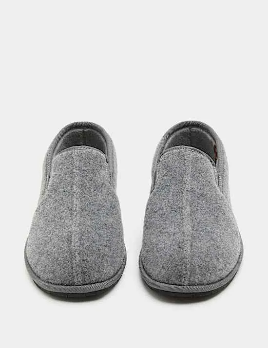 Fleece Lined Lounge Slippers