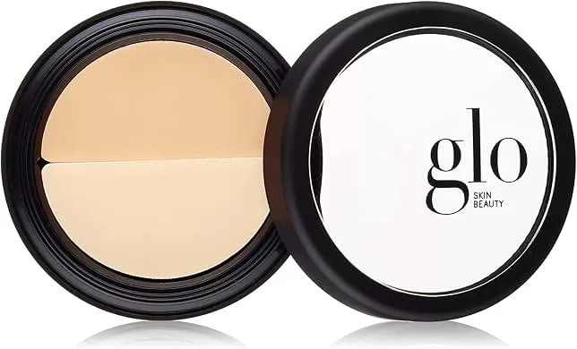 Glo Skin Beauty Under Eye Concealer Makeup with Duo Shades for Custom Blending - Corrects & Conceals Dark Circles & Redness - Buildable Long…
