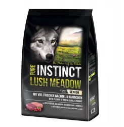 PURE INSTINCT LUSH MEADOW Senior mit Wachtel, Kaninchen 4 kg