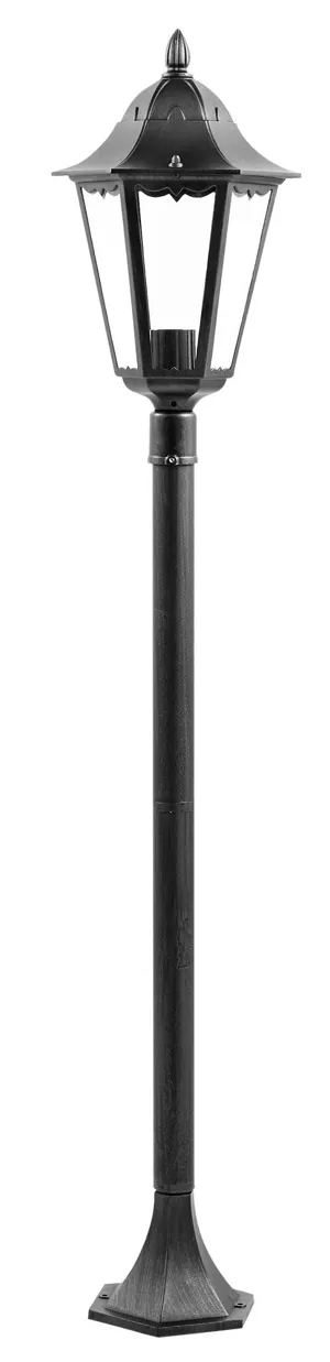 Lampione da giardino, Monza H 120 cm, nero, IP44 INSPIRE
