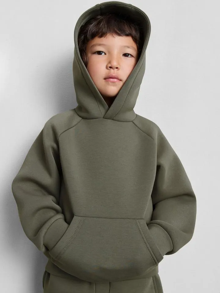 1–12 ans | Sweat à capuche effet néoprène The Edit