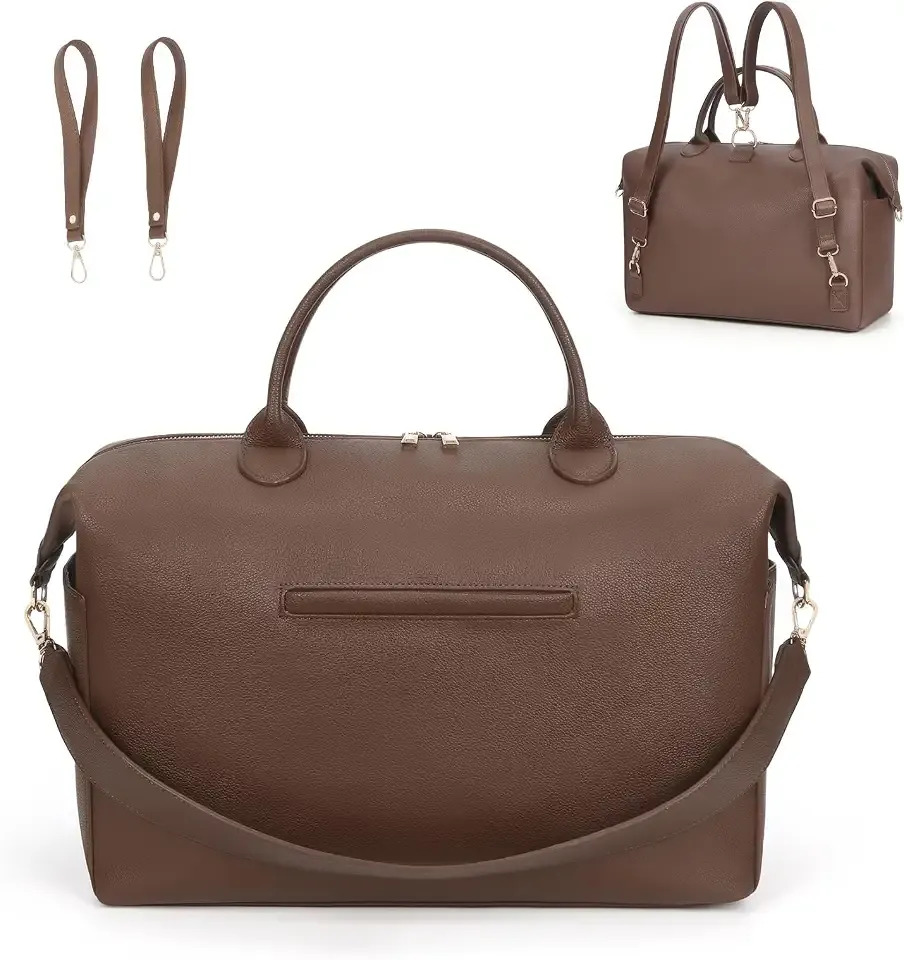 Diaper Bag Tote Convertible Vegan Leather Diaper Tote Backpack Diaper Mommy Bags Hospital Bag Work Totes