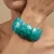 Armband in high fashion, turquoise tinten