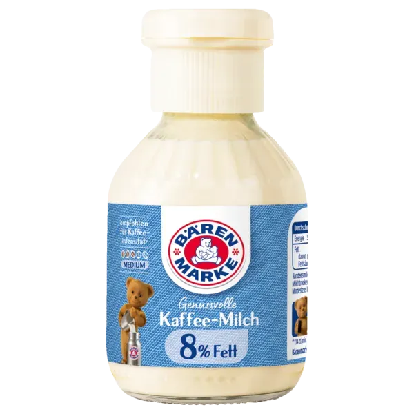 Bärenmarke Kaffee-Milch 8/3 % Fett 170 g Flasche (1 kg = 5.20)