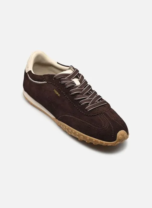 Lage sneakers BRIDGE Full Leather dames bruin