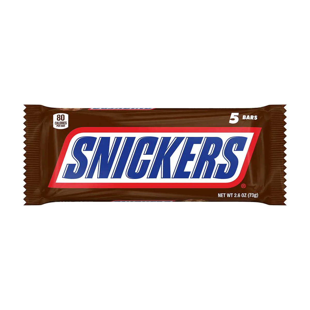 Snickers Fun Size Milk Chocolate Candy Bars, 2.6 oz - 5 ct