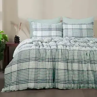 Hotel At Home Franco French Linen Duvet Cover Set