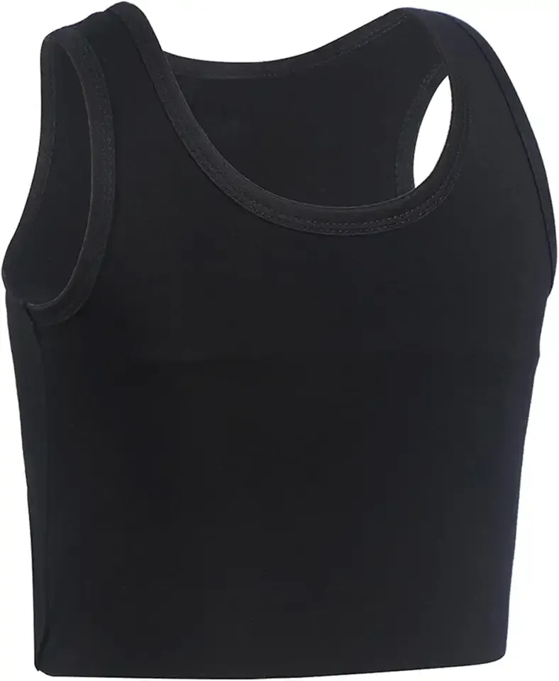 JARAZIN Women Transgender Tomboy FTM Pull On Closure Elastic Chest Binder Pullover Tank Top
