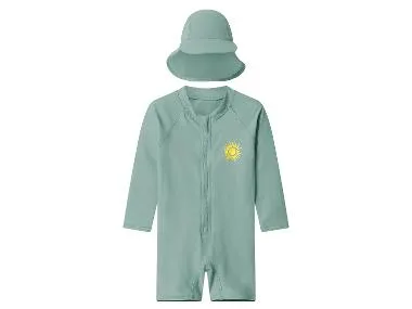 Traje de baño UV con gorro para bebé