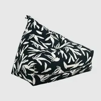 Twill & Co Cyrus Bloom Print Slouch Bean Bag Black 200L