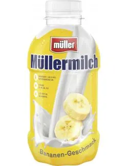 Müller Müllermilch Bananen-Geschmack (Einweg)