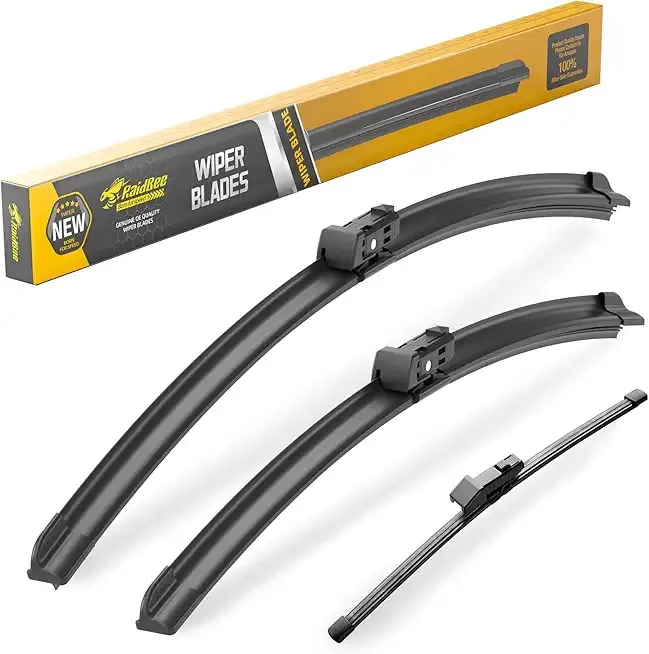 Raidbee® 26"+22" Windshield Wiper Blades with 11" Rear Wiper Blade Replacement Set for Volkswagen Atlas 2018 2019 2020 2021 2022 2023 – Genuine OEM Quality (Set of 3)
