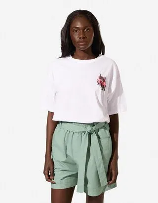 T-shirt - Impronta sul retro - bianco
