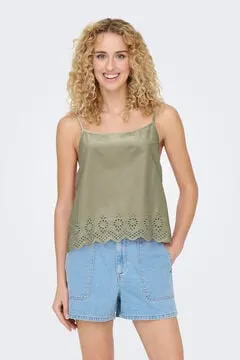 Blusa regular fit tirantes