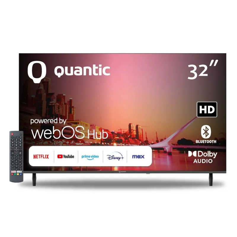 Smart TV LED 32" Quantic QT32HDWEB HD