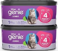 Litter Genie Jumbo Refill Bags, 2-Pack, 5…