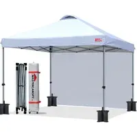 Carpa Plegable para Exterior con Bolsa de Transporte con Ruedas