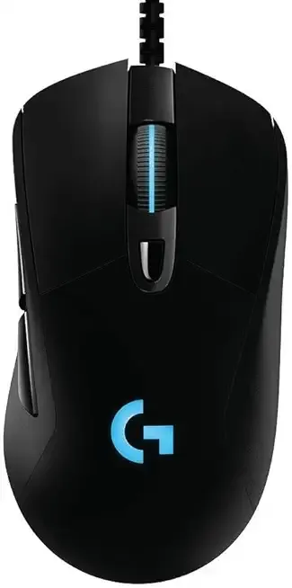 G403 Hero 25K Gaming Mouse, Lightsync RGB, Lightweight 87G+10G Optional, Braided Cable, 25, 600 DPI, Rubber Side Grips, Black